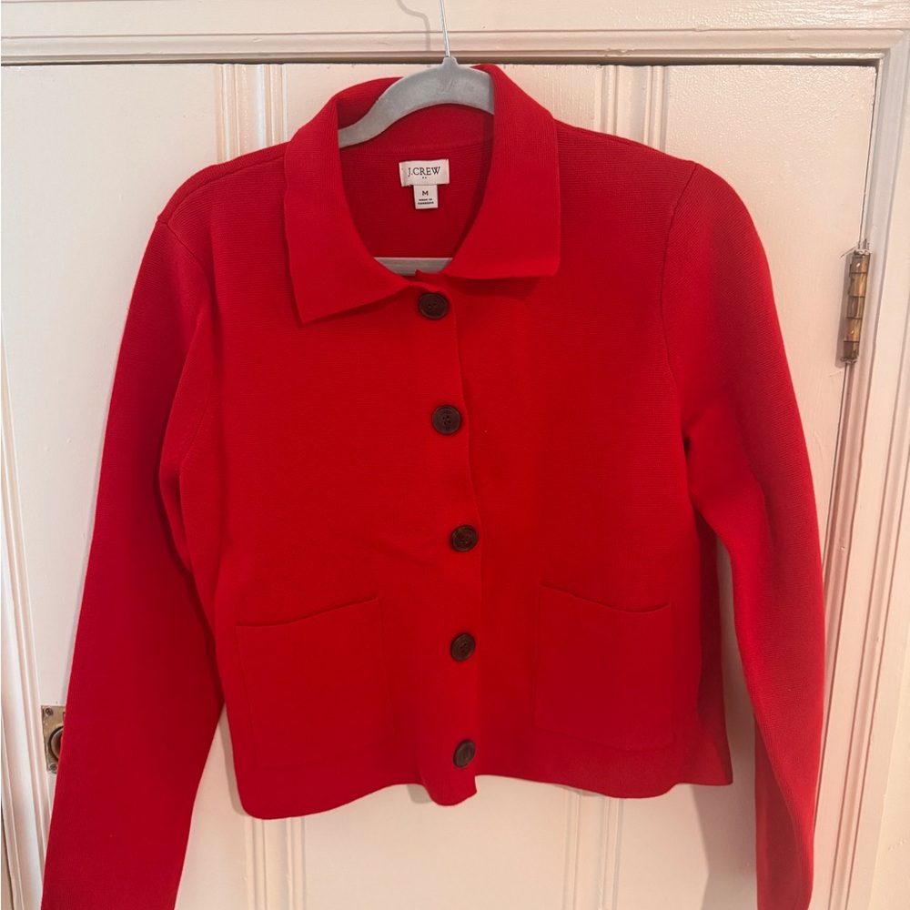 J. Crew Women's Red Sweater